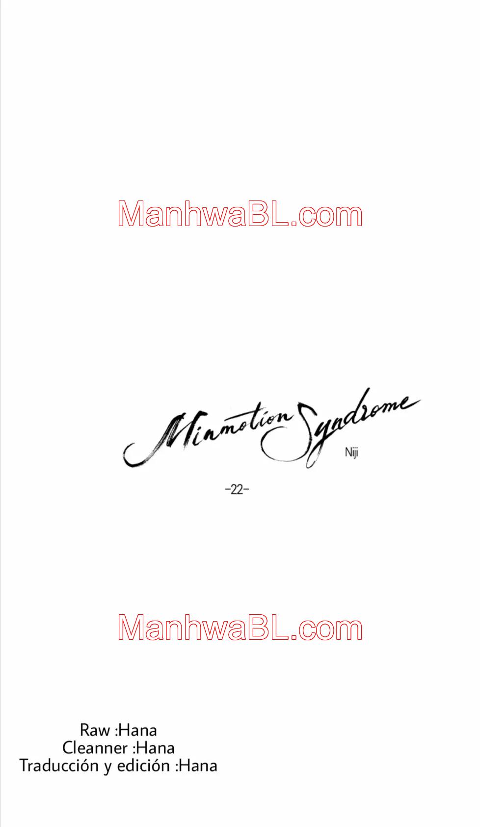 Minmotion Syndrome - Capítulo 22 manhwa