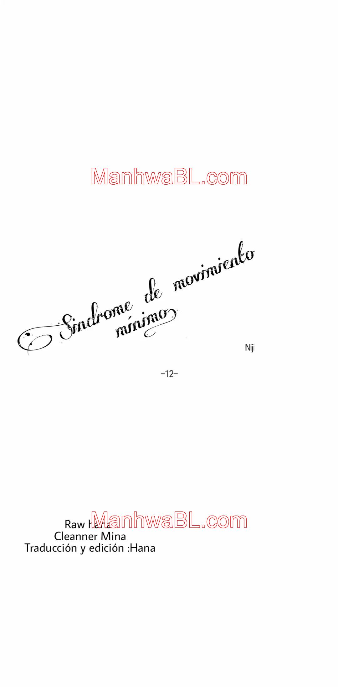 Minmotion Syndrome - Capítulo 12 manhwa