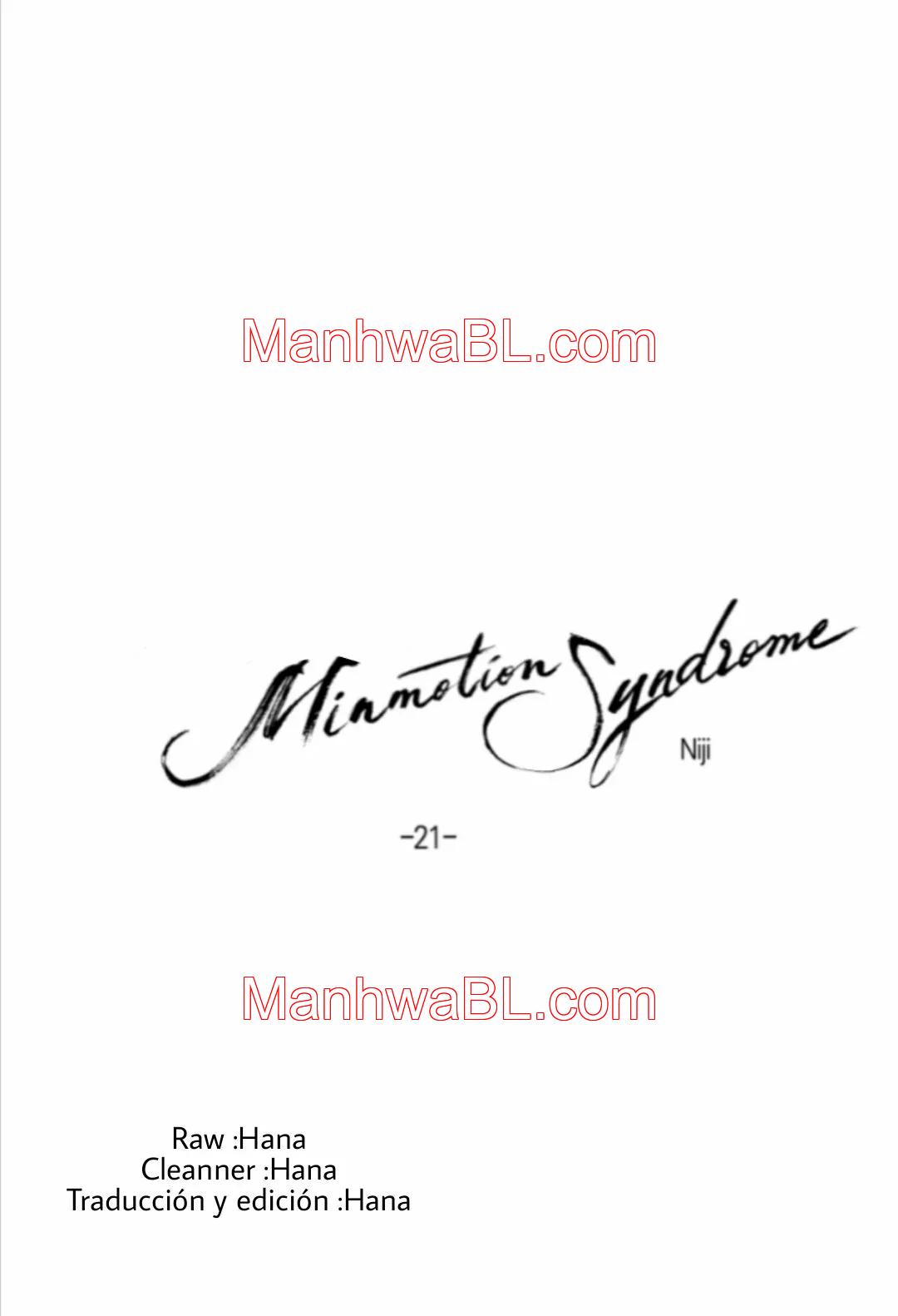 Minmotion Syndrome - Capítulo 21 manhwa