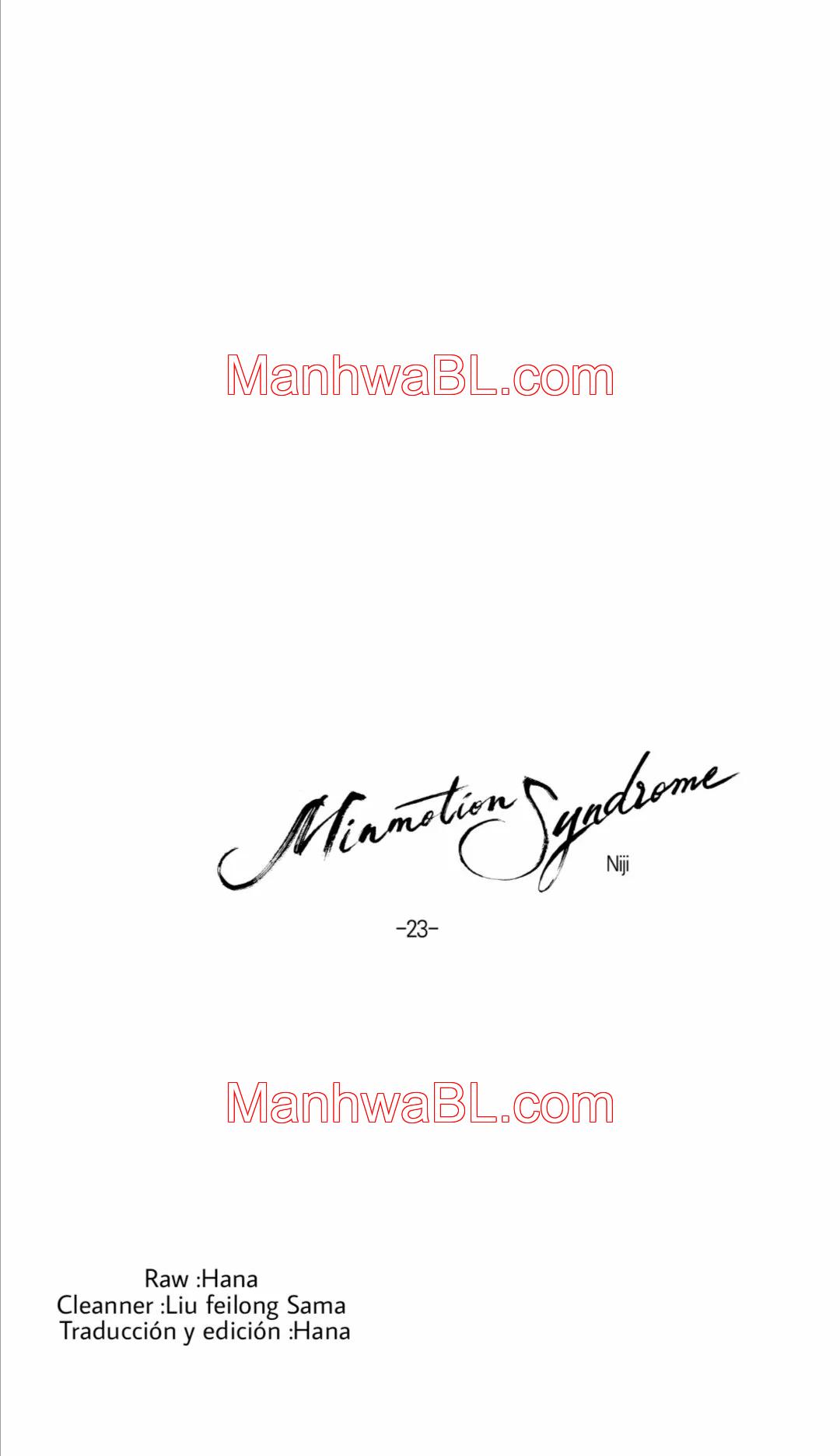 Minmotion Syndrome - Capítulo 23 manhwa