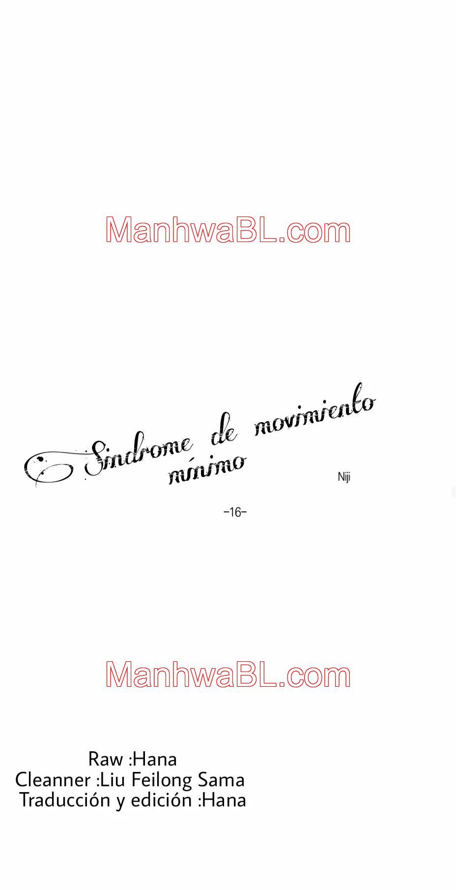 Minmotion Syndrome - Capítulo 16 manhwa