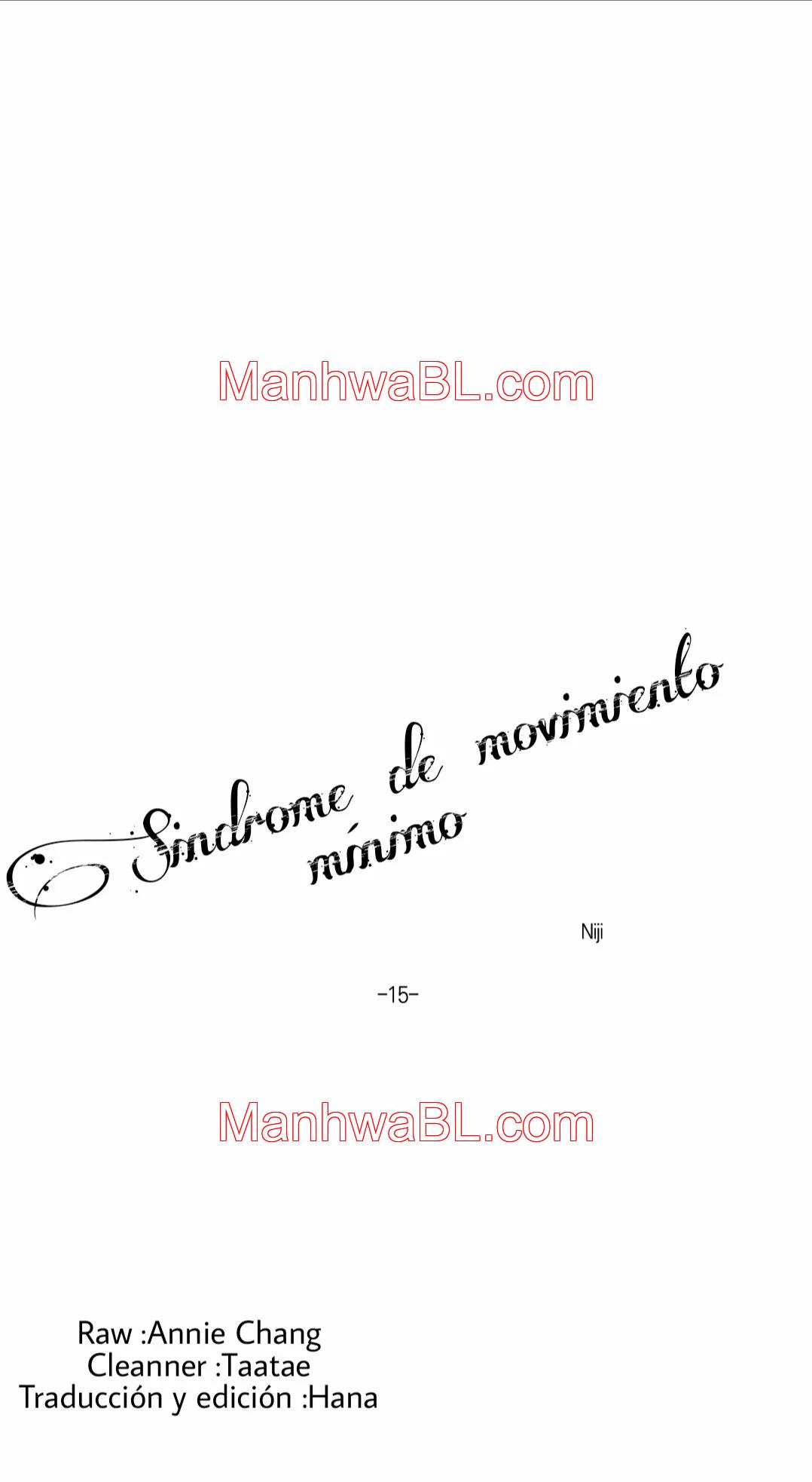 Minmotion Syndrome - Capítulo 15 manhwa