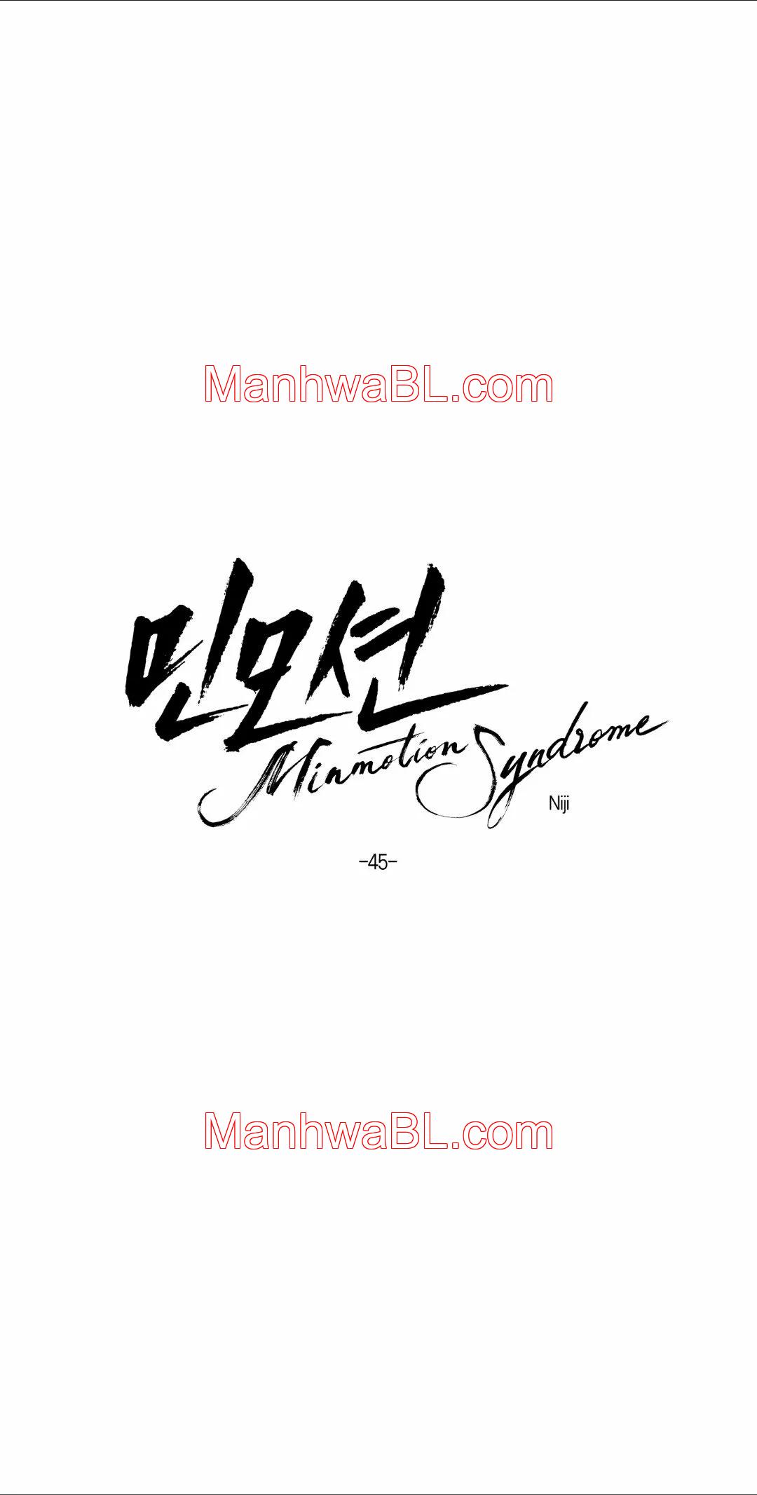 Minmotion Syndrome - Capítulo 45 manhwa