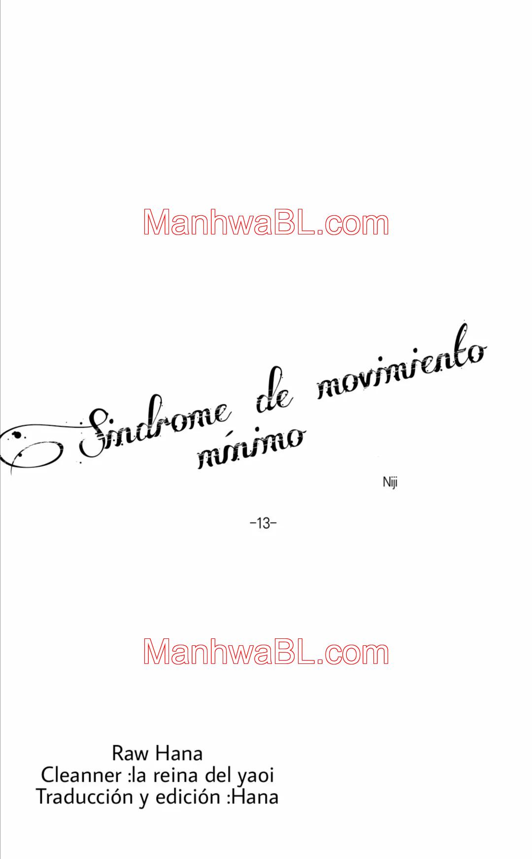 Minmotion Syndrome - Capítulo 13 manhwa