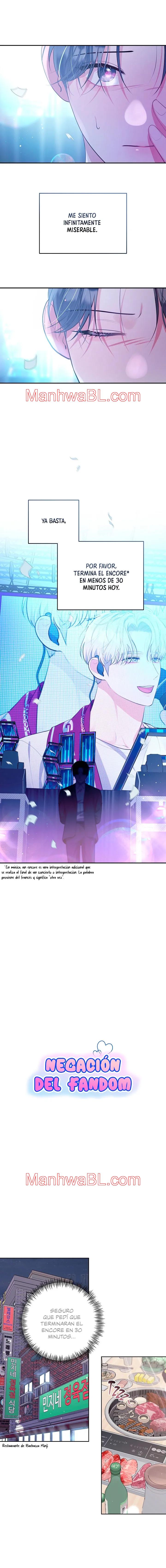 Negación del fandom - Capítulo 2 manhwa