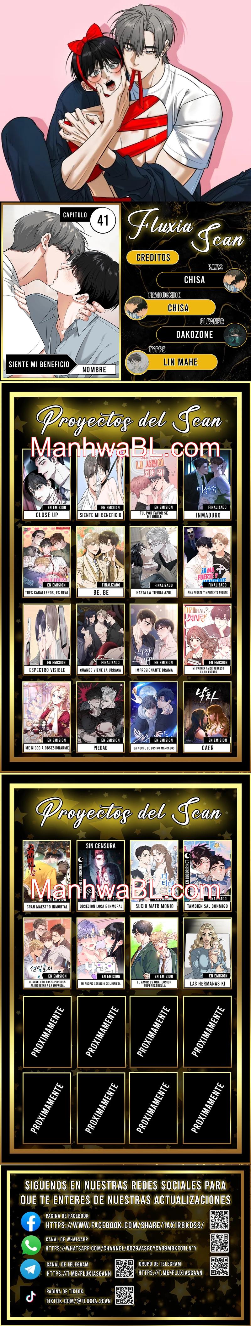 Feel My Benefit - Capítulo 41 manhwa