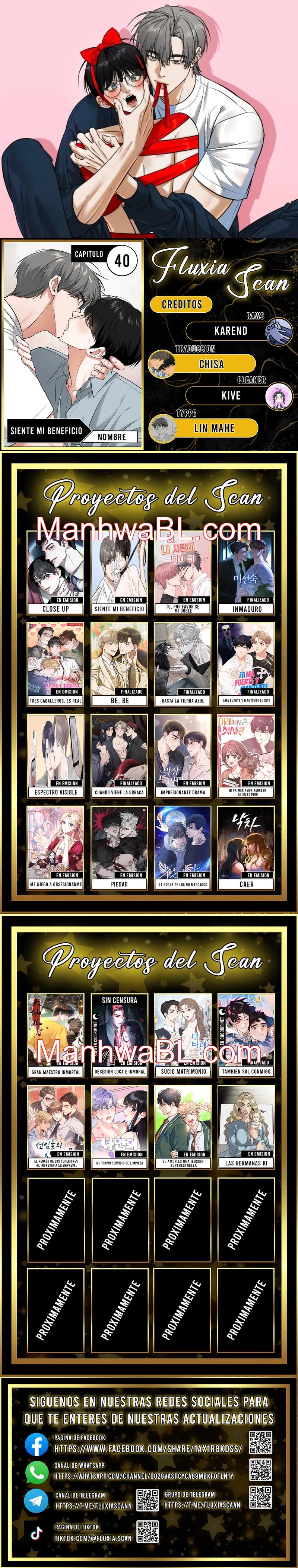 Feel My Benefit - Capítulo 40 manhwa