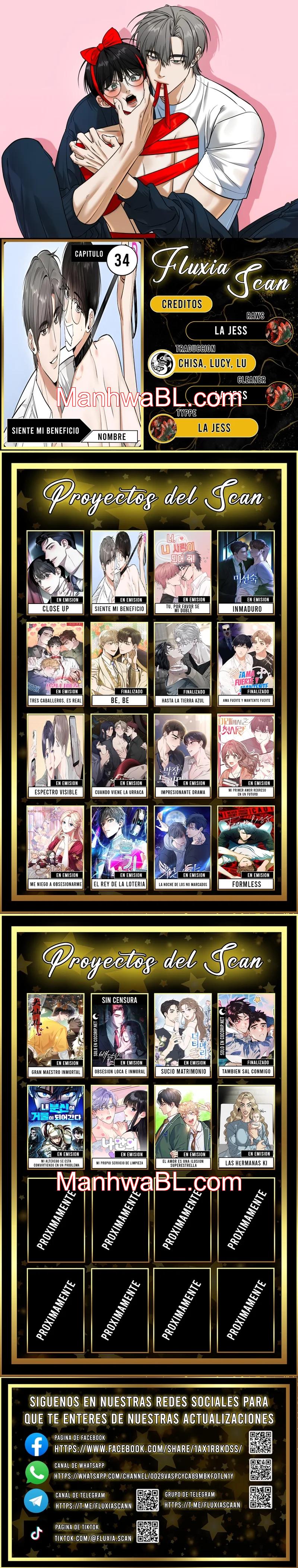 Feel My Benefit - Capítulo 34.00 manhwa