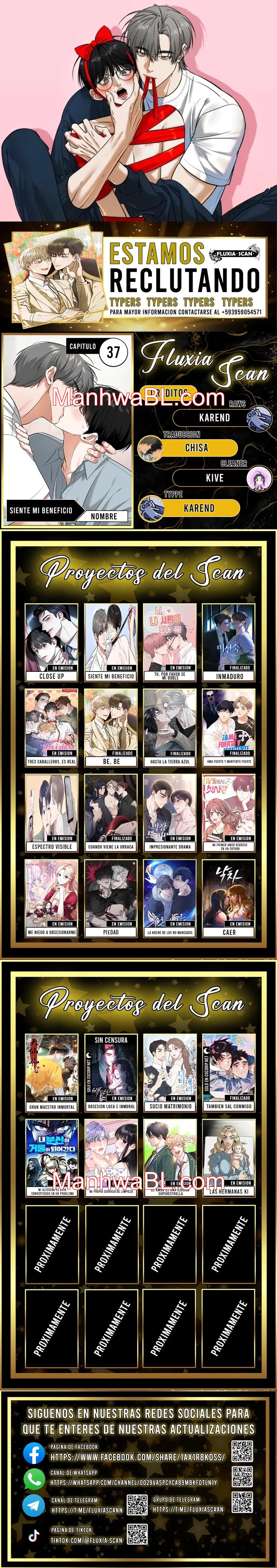Feel My Benefit - Capítulo 37.00 manhwa