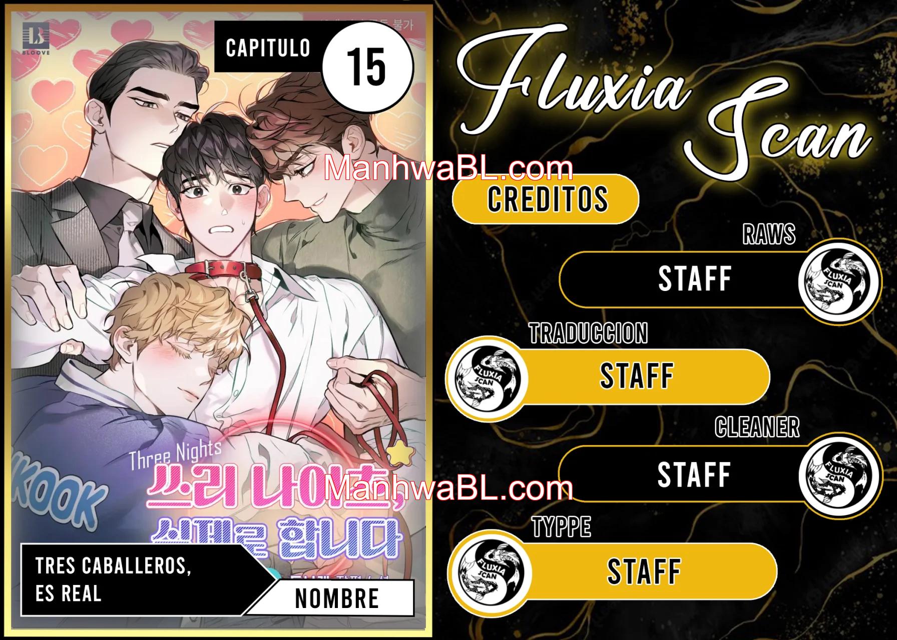 Tres caballeros, es real - Capítulo 15.00 manhwa