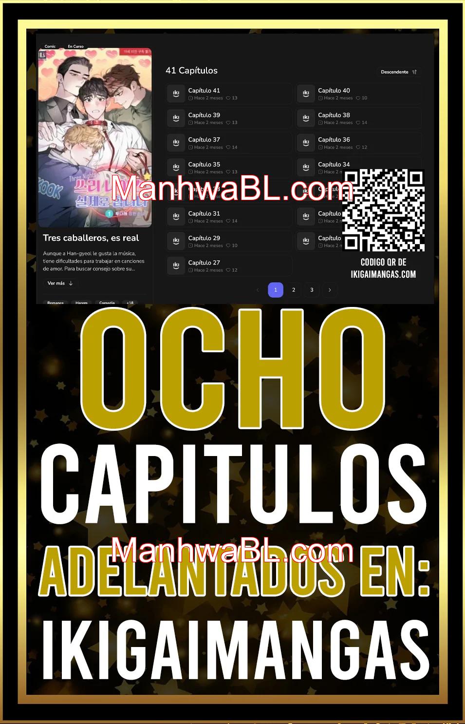 Tres caballeros, es real - Capítulo 33.00 manhwa