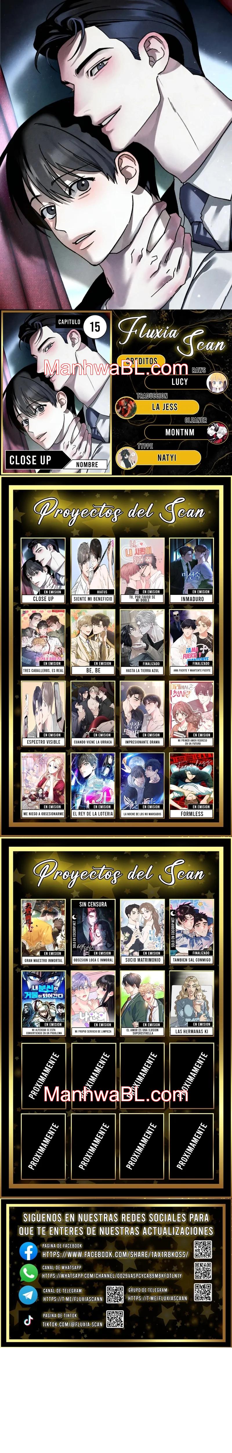 Close up - Capítulo 15.00 manhwa