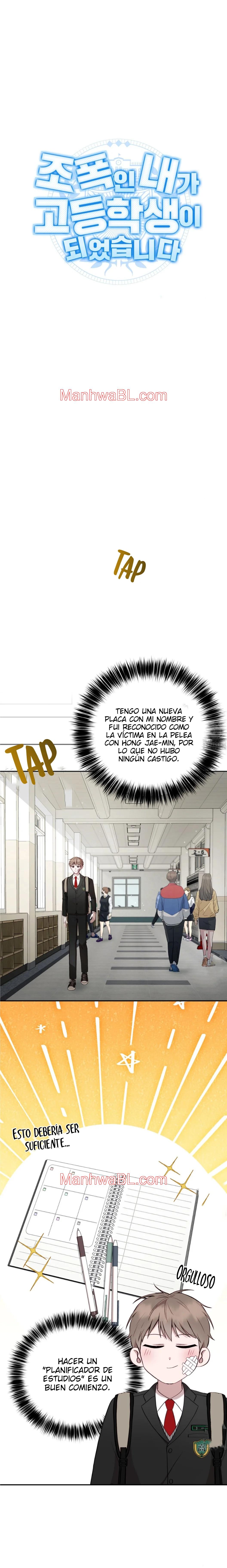 Yo, un gángster, me convertí en un estudiante de secundaria - Capítulo 8.00 manhwa
