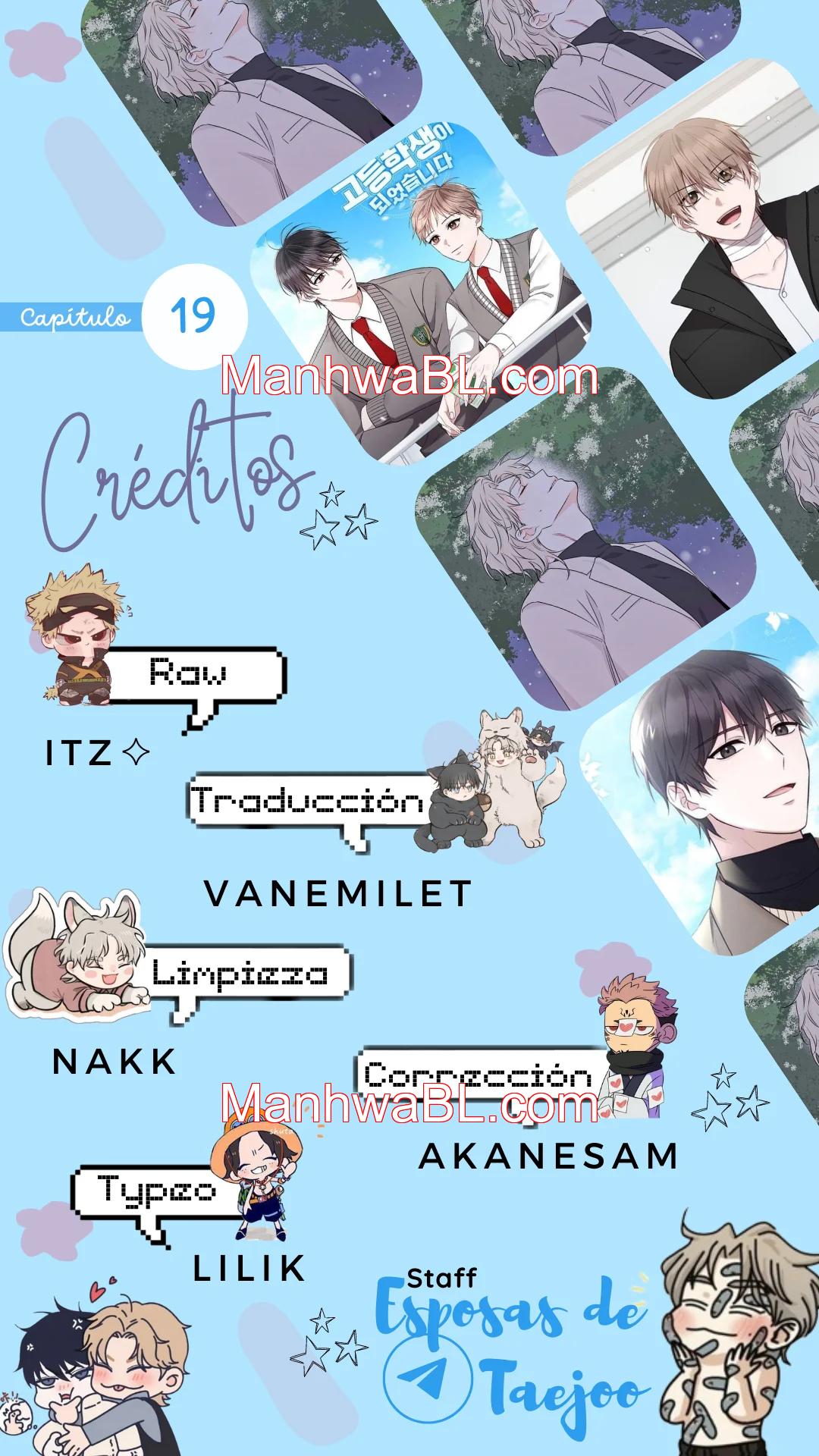 Yo, un gángster, me convertí en un estudiante de secundaria - Capítulo 19.00 manhwa