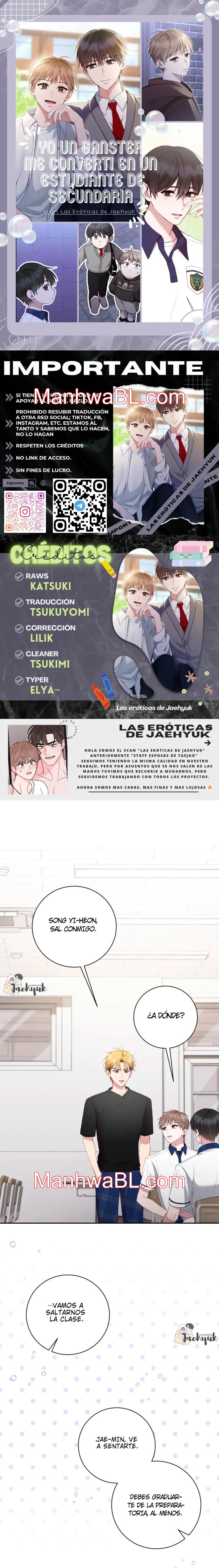 Yo, un gángster, me convertí en un estudiante de secundaria - Capítulo 38.00 manhwa
