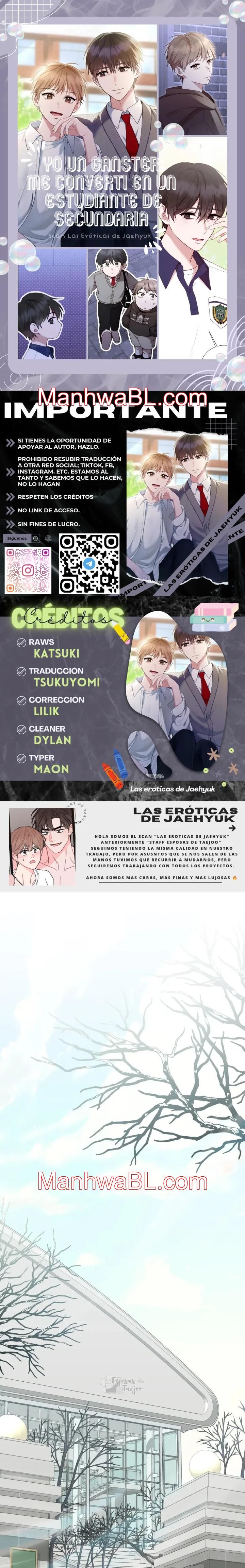 Yo, un gángster, me convertí en un estudiante de secundaria - Capítulo 36.00 manhwa