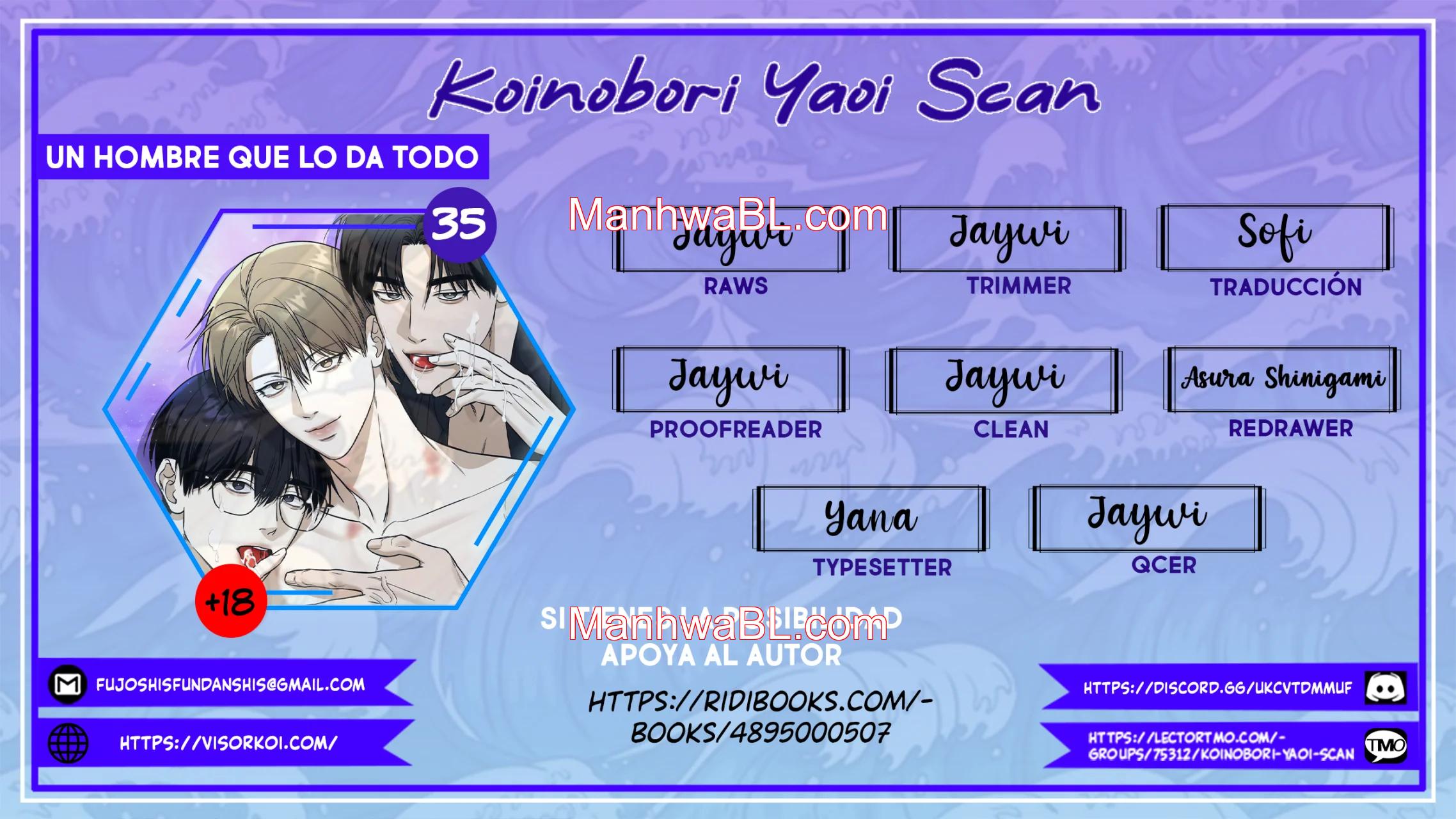 Un hombre que lo da todo - Capítulo 35.00 manhwa
