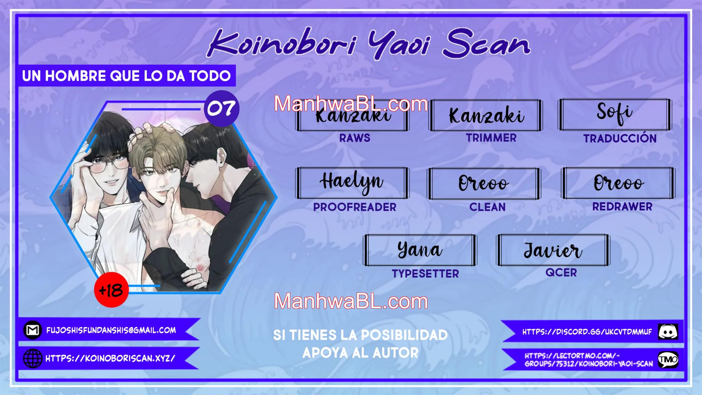 Un hombre que lo da todo - Capítulo 7.00 manhwa