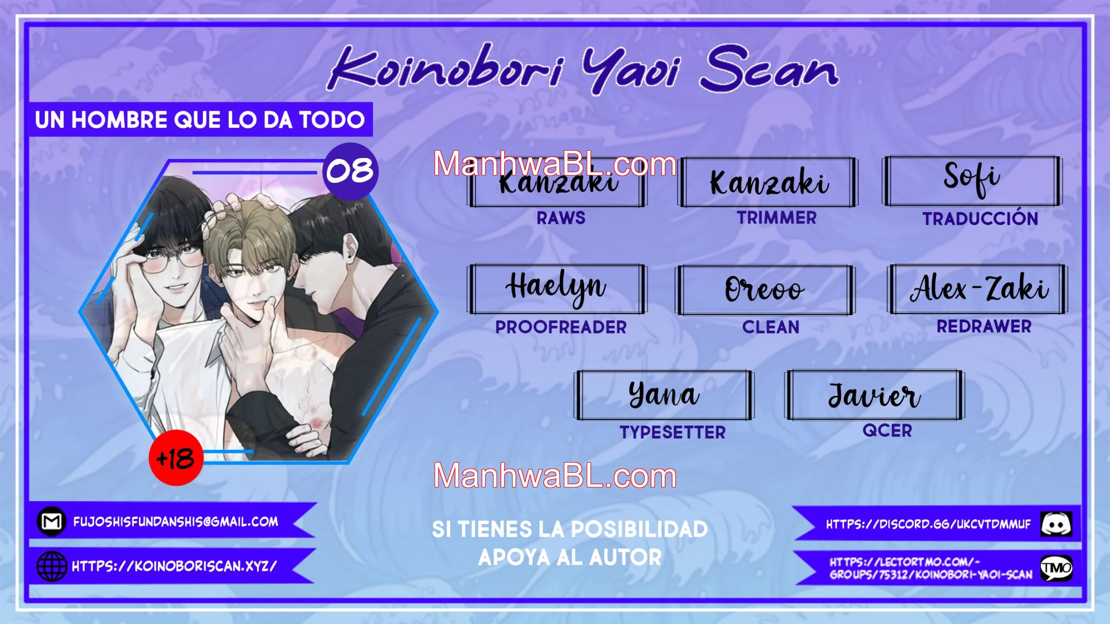 Un hombre que lo da todo - Capítulo 8.00 manhwa