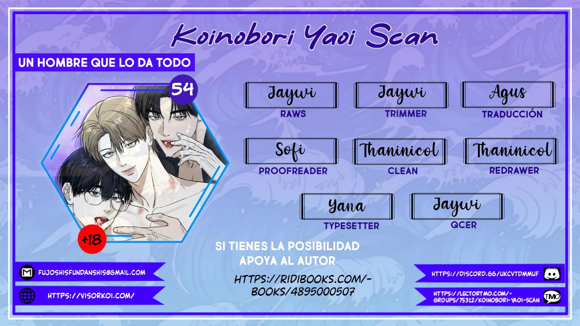 Un hombre que lo da todo - Capítulo 54 manhwa