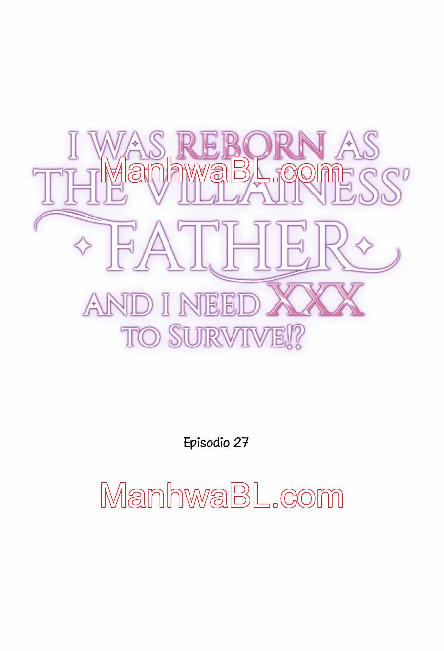 I was Reborn as the Villainess’ Father and I Need XXX to Survive!? - Capítulo 27.00 manhwa