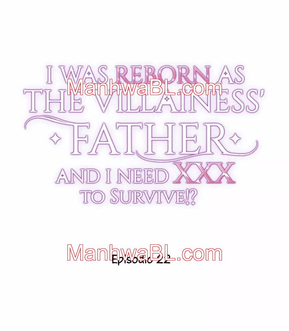 I was Reborn as the Villainess’ Father and I Need XXX to Survive!? - Capítulo 22.00 manhwa