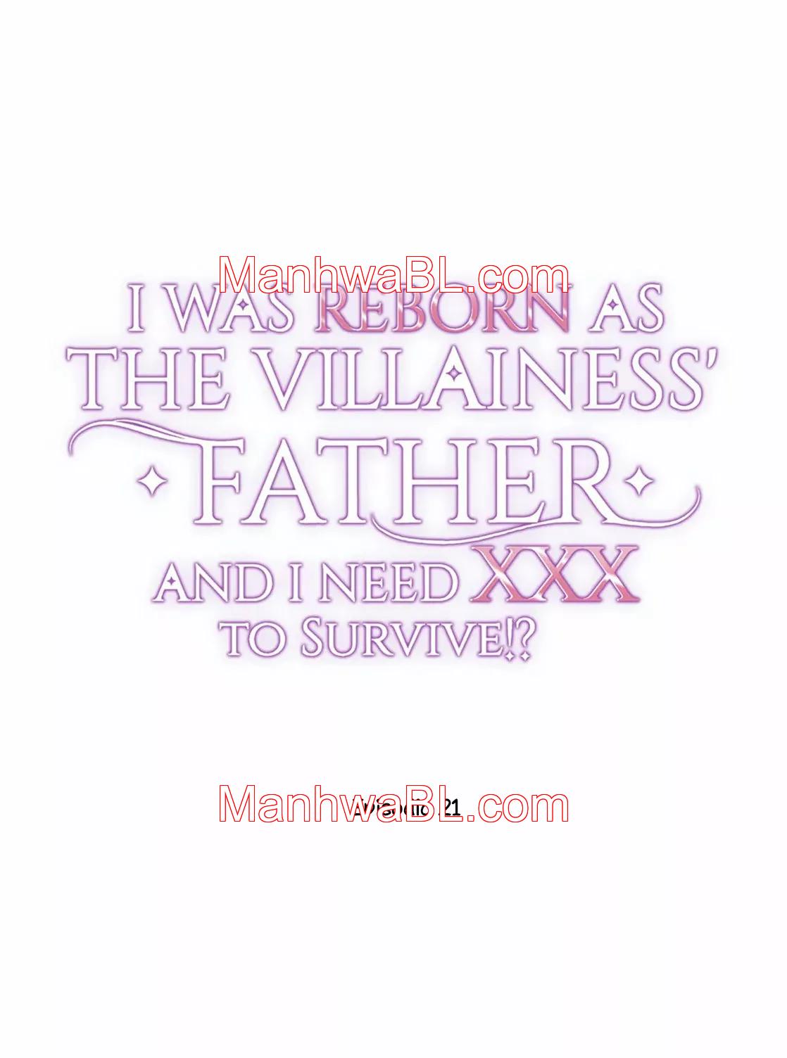 I was Reborn as the Villainess’ Father and I Need XXX to Survive!? - Capítulo 21.00 manhwa