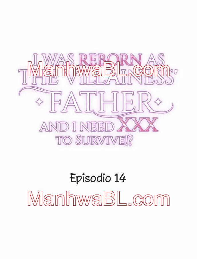 I was Reborn as the Villainess’ Father and I Need XXX to Survive!? - Capítulo 14.00 manhwa