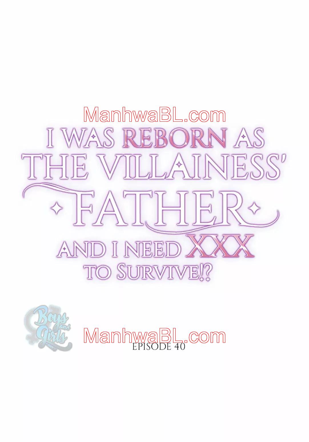 I was Reborn as the Villainess’ Father and I Need XXX to Survive!? - Capítulo 40.00 manhwa