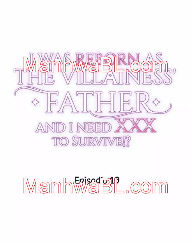 I was Reborn as the Villainess’ Father and I Need XXX to Survive!? - Capítulo 19.00 manhwa