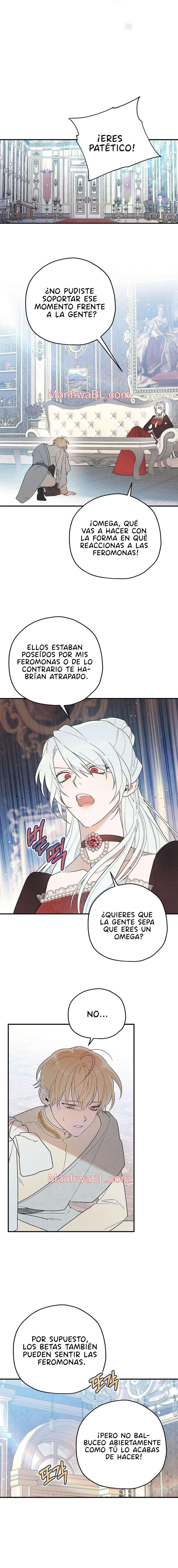Ocultando que el maldito príncipe es un omega - Capítulo 1 manhwa