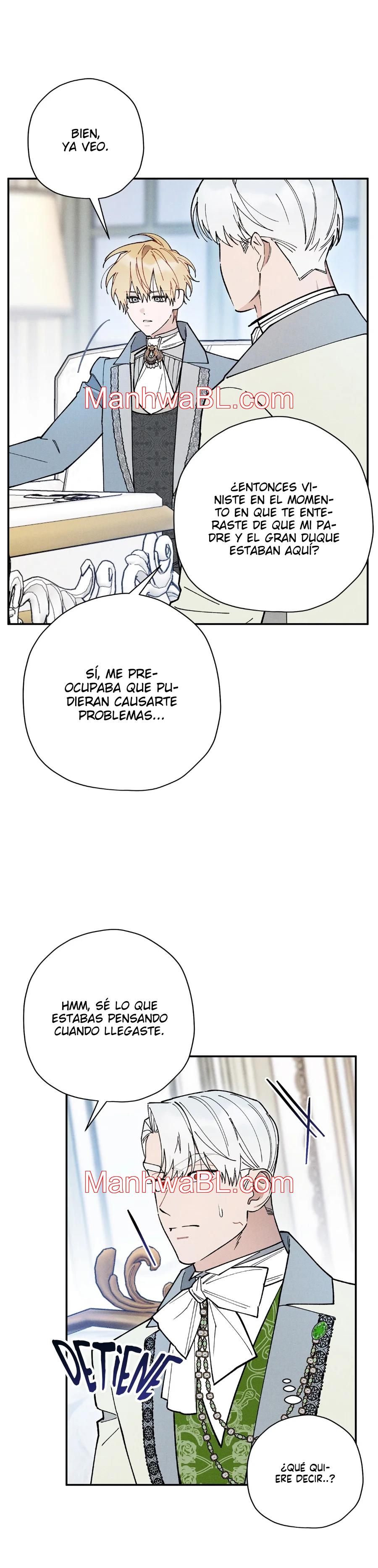 Ocultando que el maldito príncipe es un omega - Capítulo 50 2 manhwa