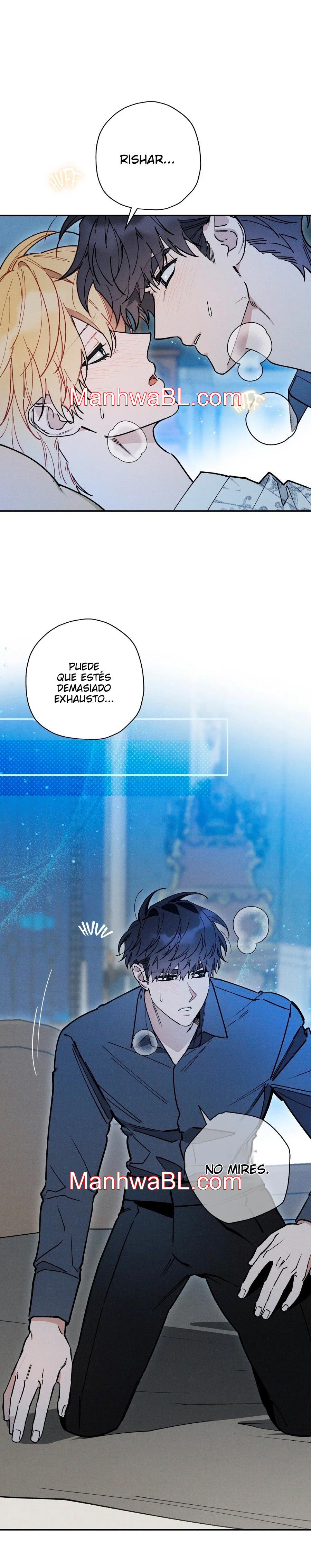 Ocultando que el maldito príncipe es un omega - Capítulo 44 manhwa