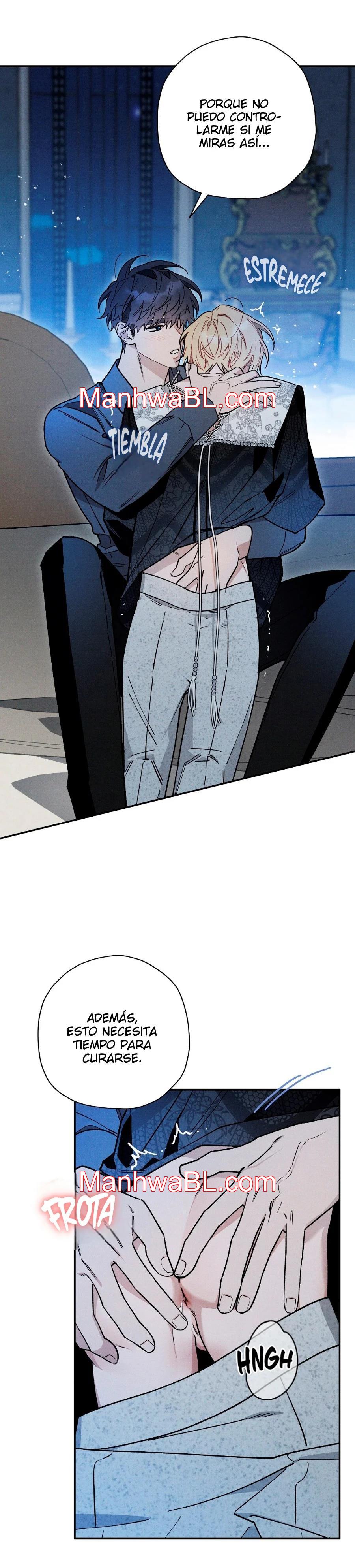 Ocultando que el maldito príncipe es un omega - Capítulo 44 manhwa