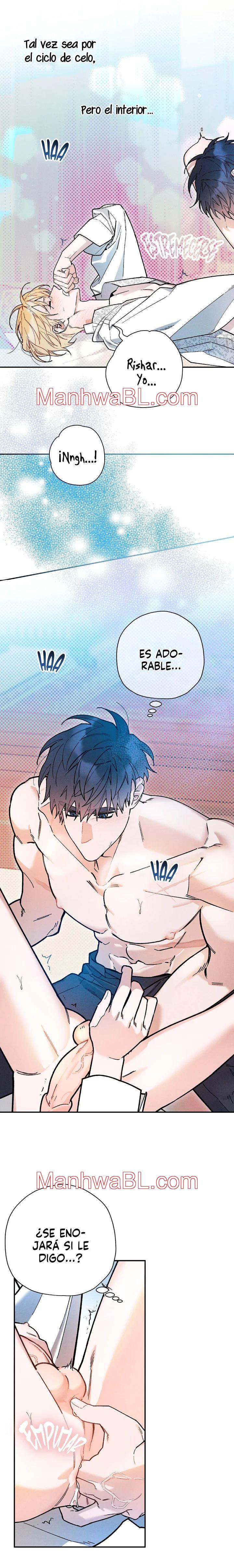 Ocultando que el maldito príncipe es un omega - Capítulo 34 manhwa
