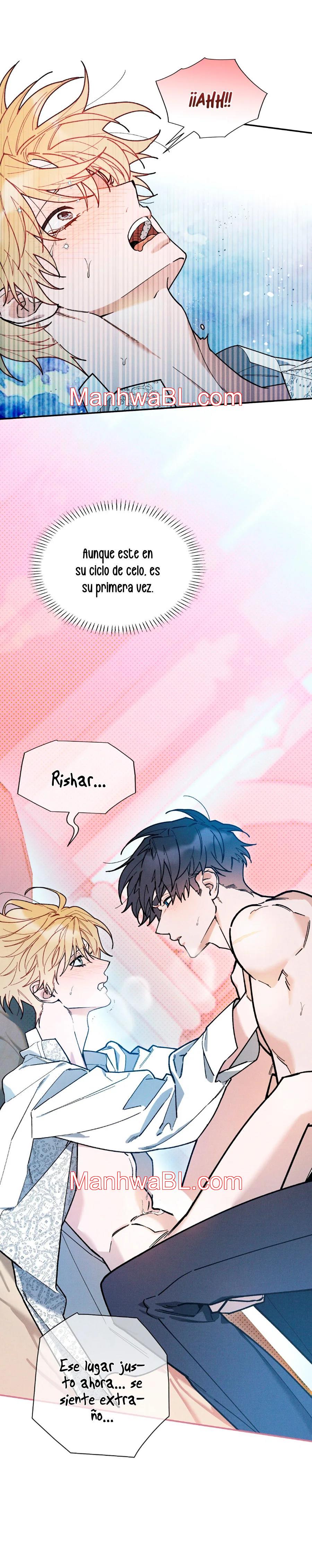 Ocultando que el maldito príncipe es un omega - Capítulo 34 manhwa