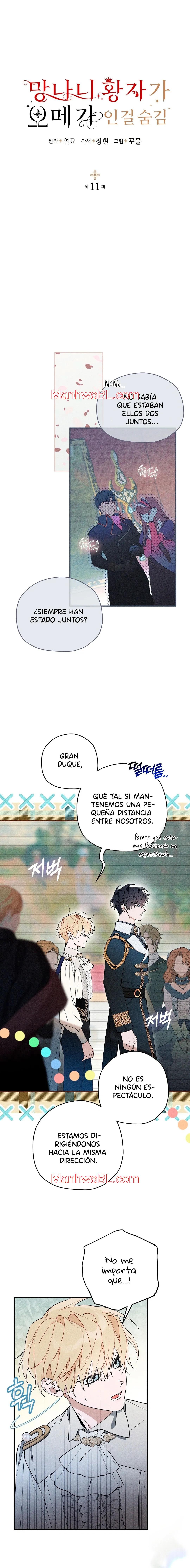 Ocultando que el maldito príncipe es un omega - Capítulo 11 manhwa