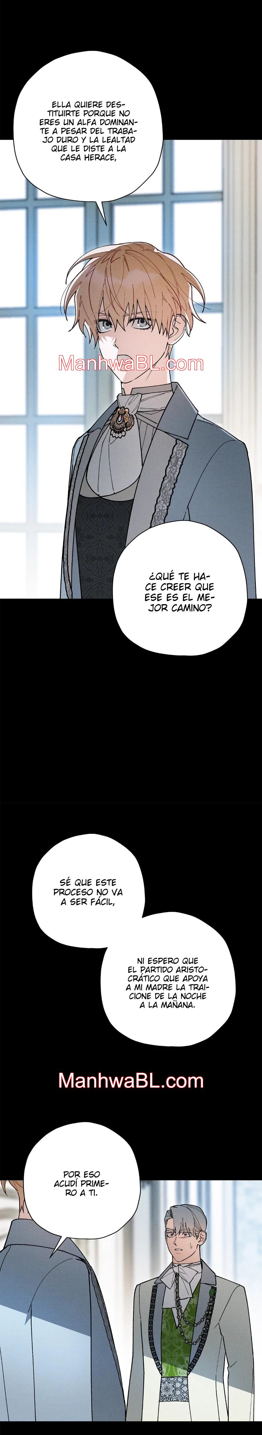 Ocultando que el maldito príncipe es un omega - Capítulo 53 manhwa