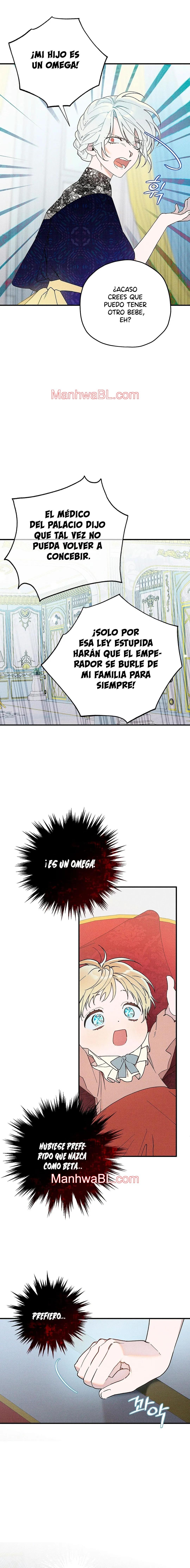 Ocultando que el maldito príncipe es un omega - Capítulo 2 manhwa