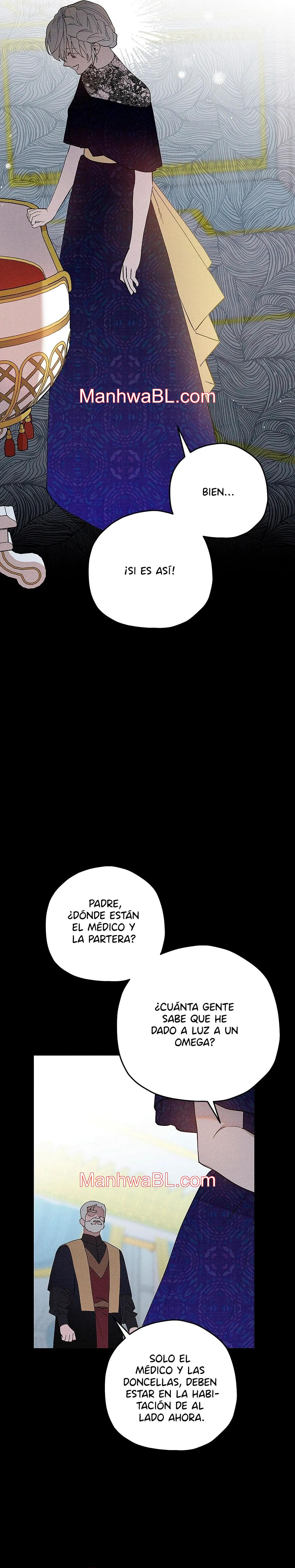 Ocultando que el maldito príncipe es un omega - Capítulo 2 manhwa