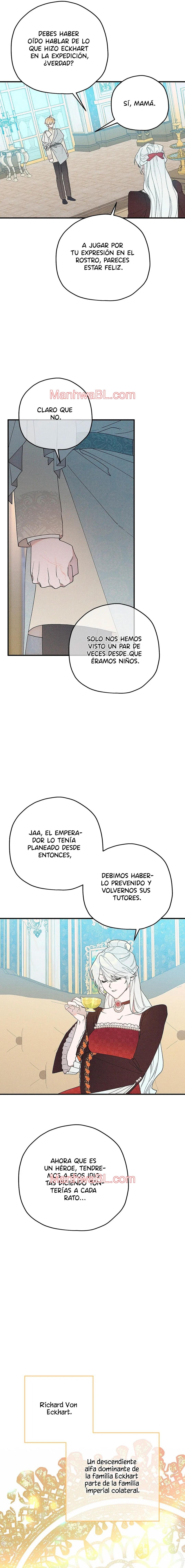 Ocultando que el maldito príncipe es un omega - Capítulo 2 manhwa