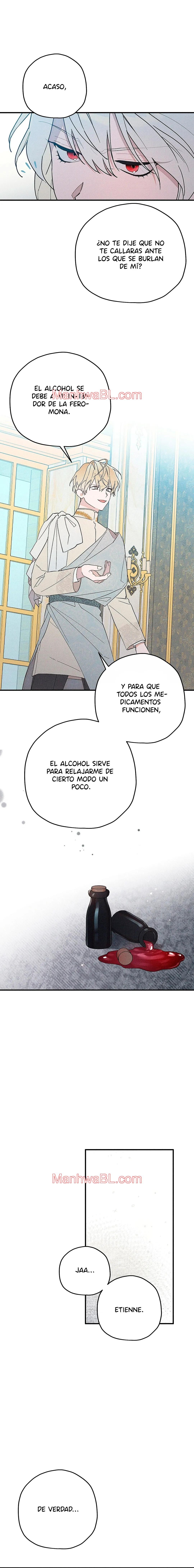 Ocultando que el maldito príncipe es un omega - Capítulo 2 manhwa