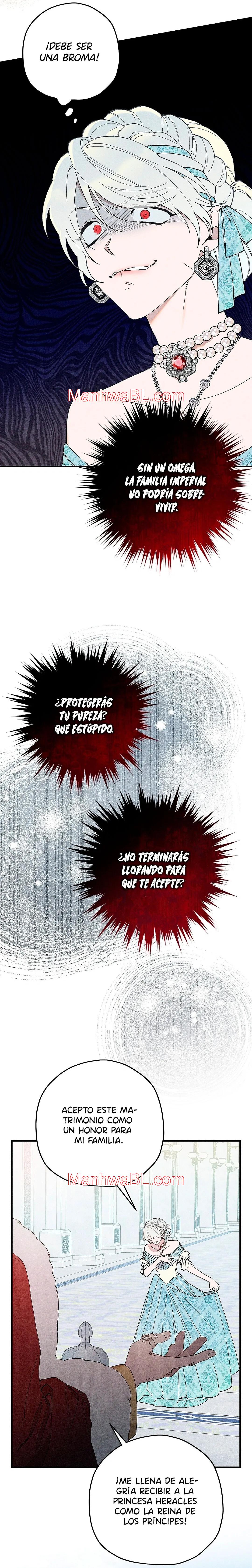 Ocultando que el maldito príncipe es un omega - Capítulo 2 manhwa