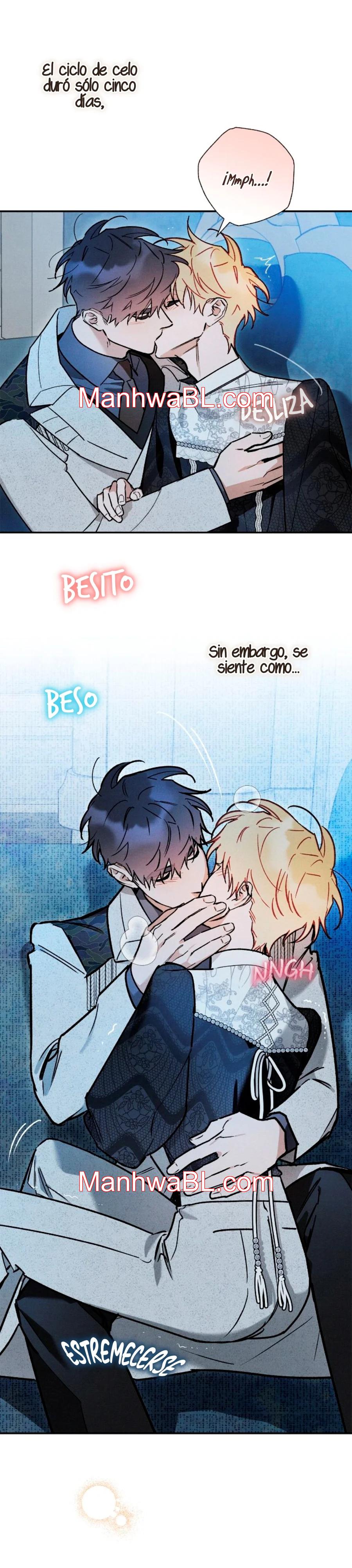 Ocultando que el maldito príncipe es un omega - Capítulo 40 manhwa