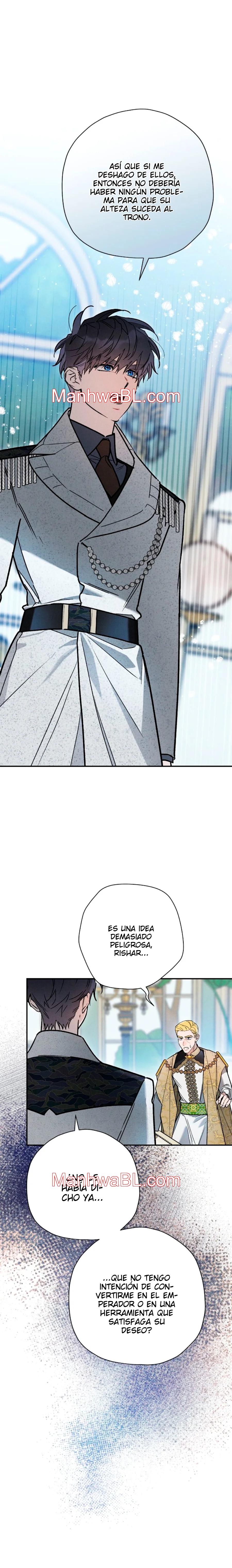 Ocultando que el maldito príncipe es un omega - Capítulo 40 manhwa