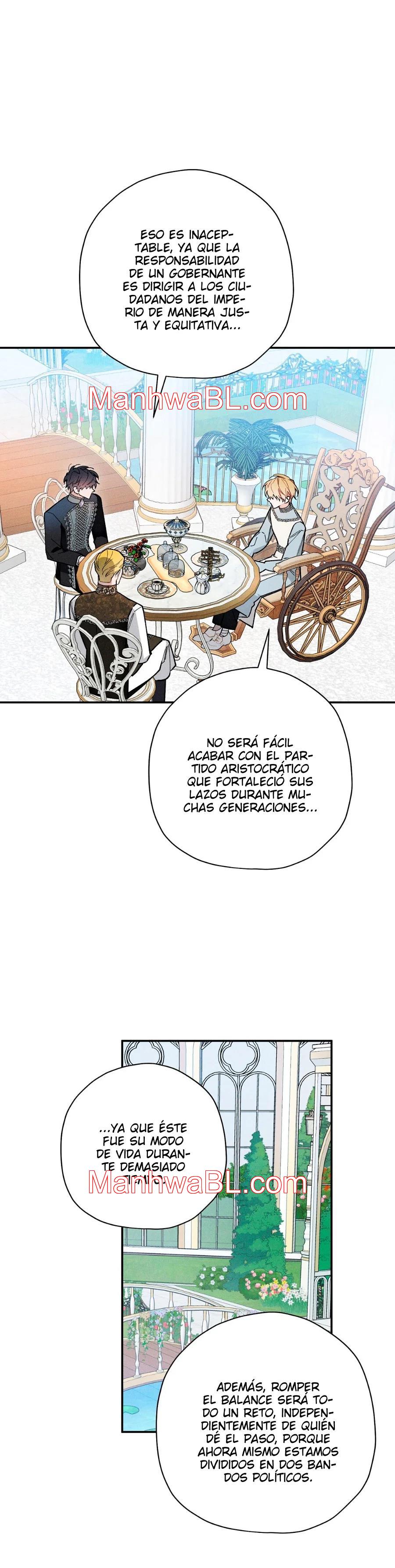 Ocultando que el maldito príncipe es un omega - Capítulo 48 manhwa