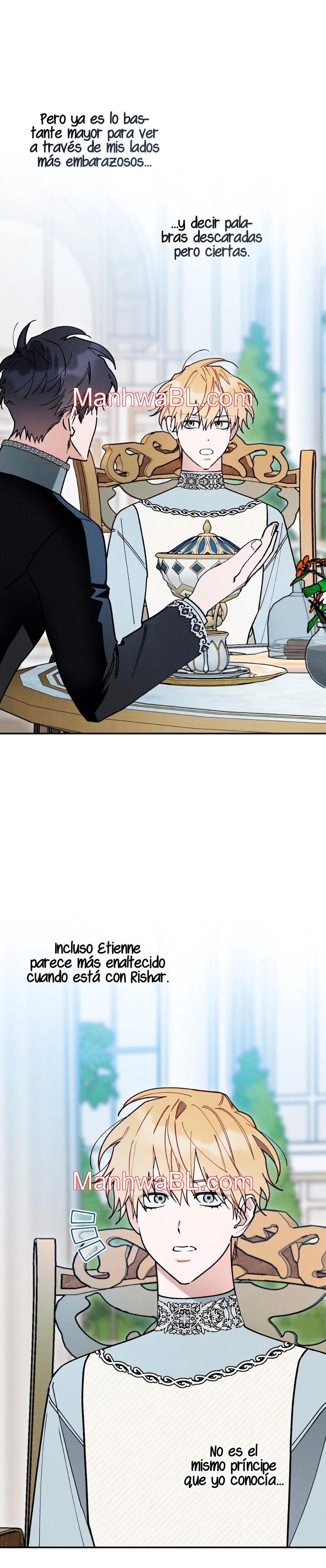 Ocultando que el maldito príncipe es un omega - Capítulo 48 manhwa