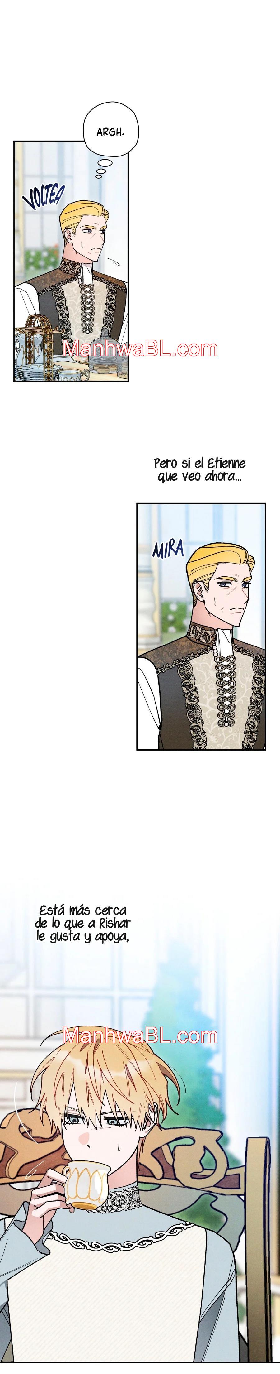 Ocultando que el maldito príncipe es un omega - Capítulo 48 manhwa