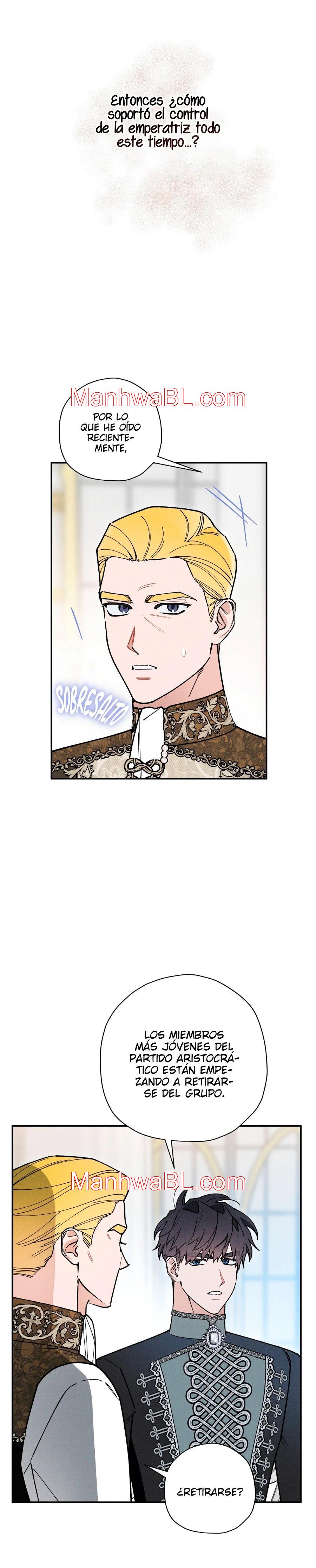Ocultando que el maldito príncipe es un omega - Capítulo 48 manhwa