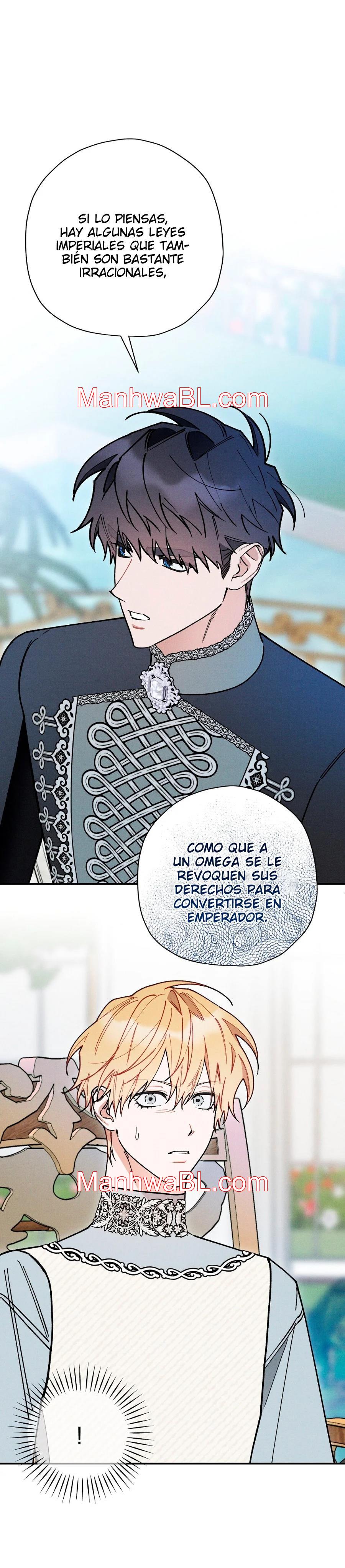 Ocultando que el maldito príncipe es un omega - Capítulo 48 manhwa